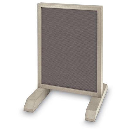 Sliding Door Indoor Enclosed Corkboard,6, UV9026ACS-WHITE-CORK